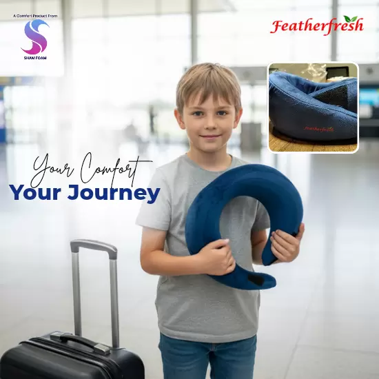 Featherfresh Memory Travel Pillow