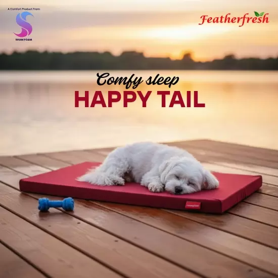 Featherfresh orthopedic Water Repellent Dog Mattress